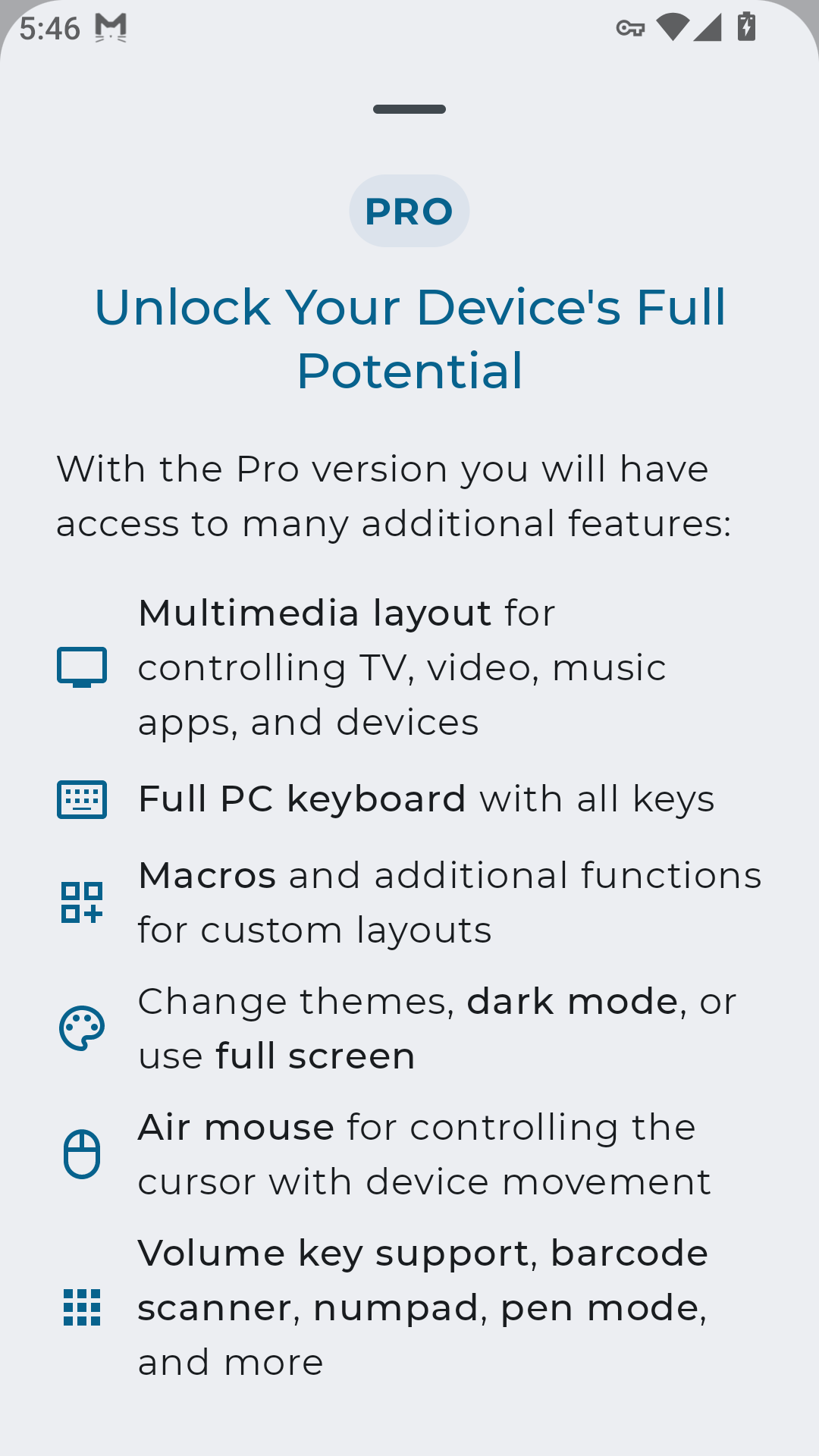 Bluetooth Keyboard&Mouse 截图