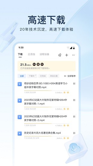 迅雷网盘 截图